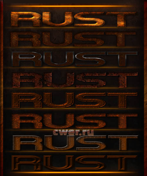 Rusty styles