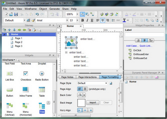 Axure RP Pro 6.5.0.3024