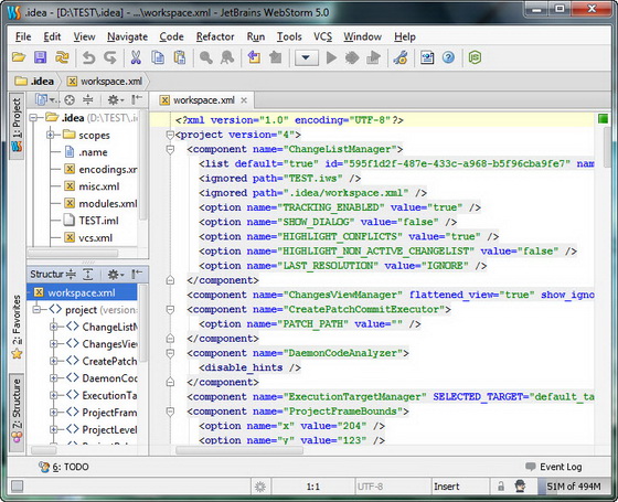 JetBrains WebStorm 5.0