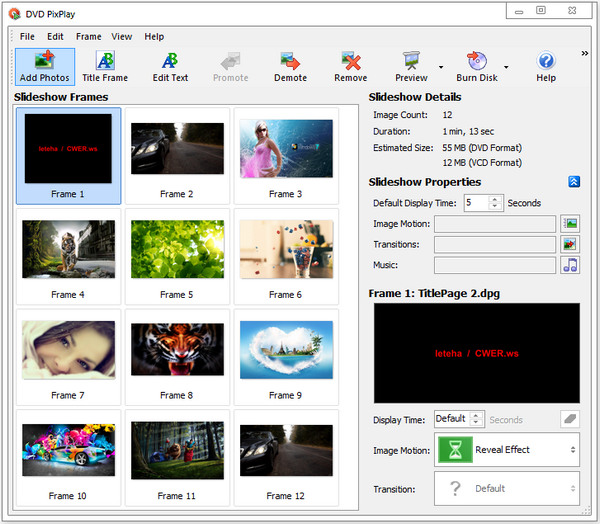 DVD PixPlay Professional Edition