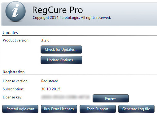 ParetoLogic RegCure Pro