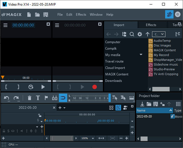 MAGIX Video Pro X14