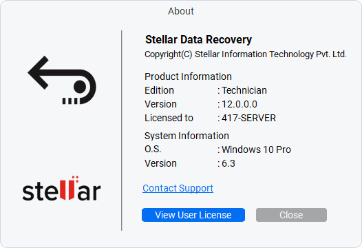 Stellar Data Recovery