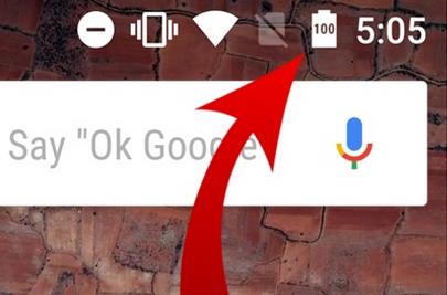 Как включить процент зарядки батареи в процентах на Android