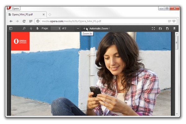 Как открыть файл в формате pdf, или расширение PDF Viewer для Opera