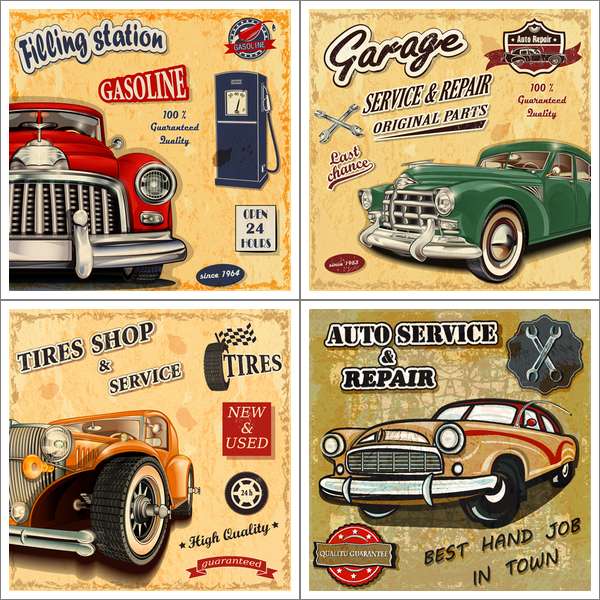 Various Retro Cars (Cwer.ws)