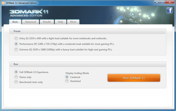 3DMark 11 Advanced Edition