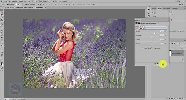 Выборочная коррекция цвета и тона в Photoshop3