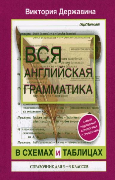 В.А. Державина. Вся английская грамматика в схемах и таблицах