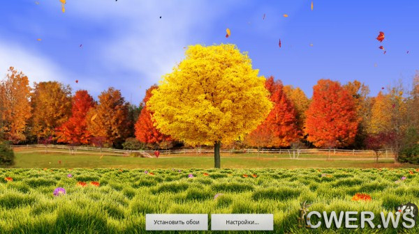 Autumn Trees Live Wallpaper