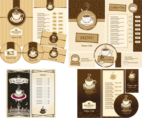 Cover coffee menu