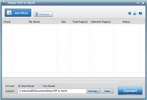 Simpo PDF to Word