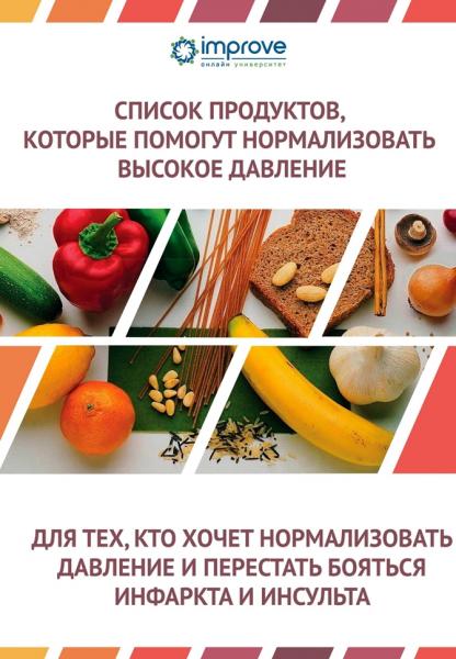 Список продуктов, которые помогут нормализовать высокое давление