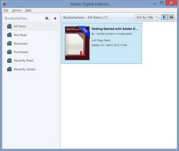 Adobe Digital Editions