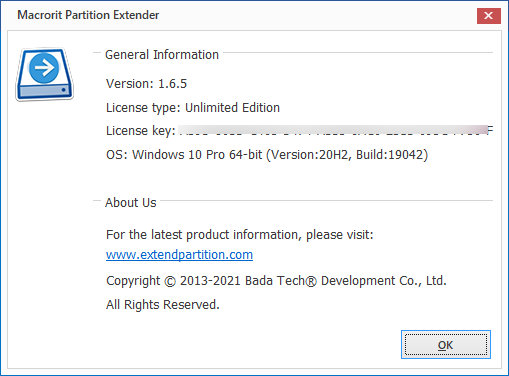 Macrorit Partition Extender 1.6.5