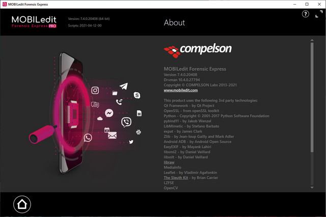 MOBILedit Forensic Express Pro 7.4.0.20408