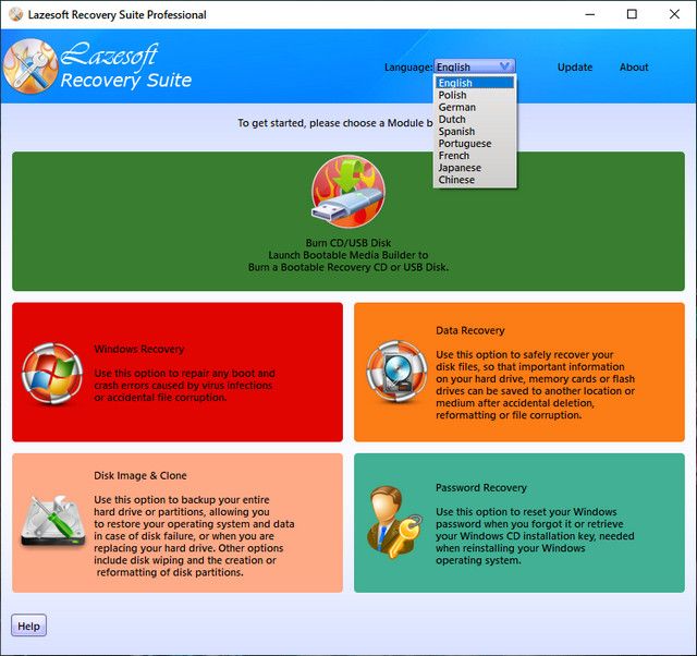 Lazesoft Recovery Suite Professional 4.5.1