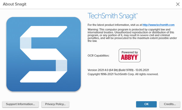 TechSmith Snagit 2021.4.0 Build 9789