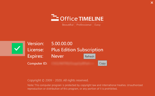 Office Timeline Plus / Pro Edition 5.00.00.00