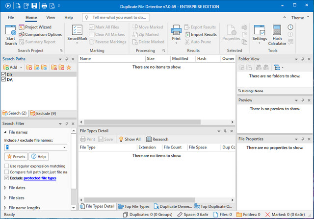 Duplicate File Detective 7.0.69.0 Enterprise Edition