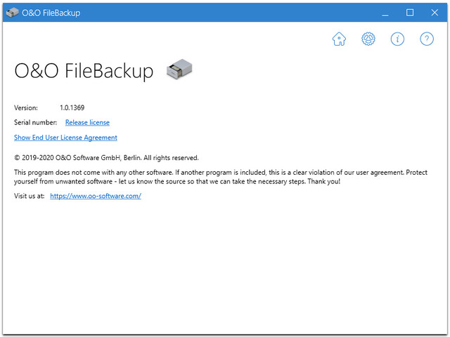 O&O FileBackup 1.0.1369