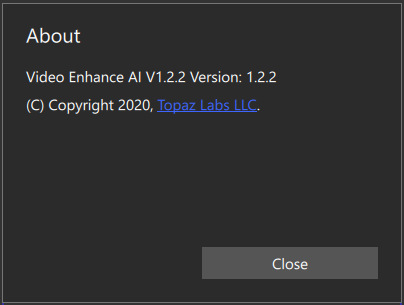 Topaz Video Enhance AI 1.2.2