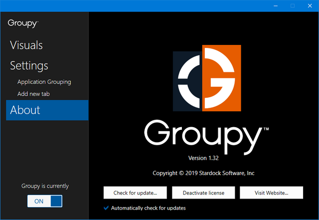 Stardock Groupy 1.32