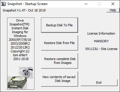 Drive SnapShot 1.47.0.18678 + Portable