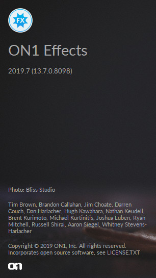 ON1 Effects 2019.7 v13.7.0.8098