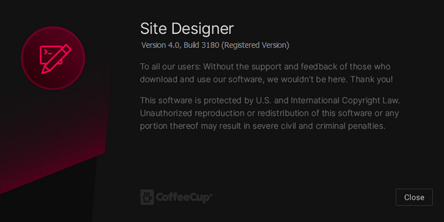 CoffeeCup Responsive Site Designer 4.0 Build 3180