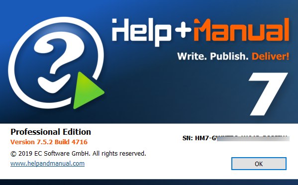 Help & Manual 7.5.2 Build 4716