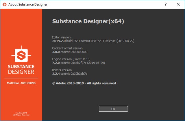 Allegorithmic Substance Designer 2019.2.0.2541