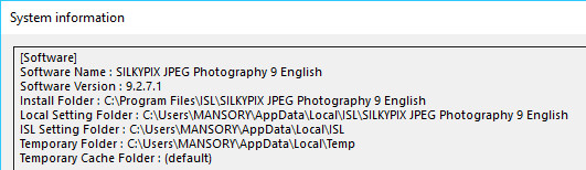 SILKYPIX JPEG Photography 9.2.7.1