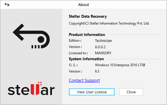 Stellar Data Recovery Technician 8.0.0.2