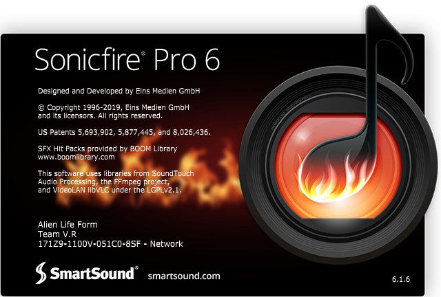 SmartSound SonicFire Pro 6.1.6