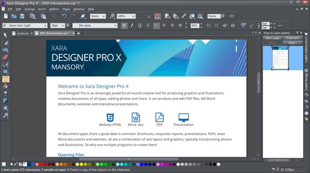 Xara Designer Pro X 16.0.0.55162