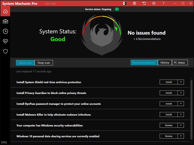 System Mechanic Pro 18.5.1.208