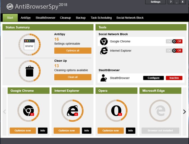 Abelssoft AntiBrowserSpy 2018.203