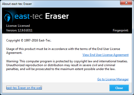 east-tec Eraser