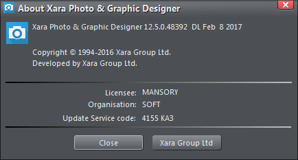 Xara Photo & Graphic Designer 365 12.5.0.48392