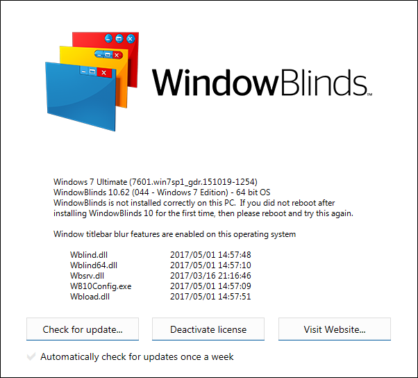 Stardock WindowBlinds 10.62