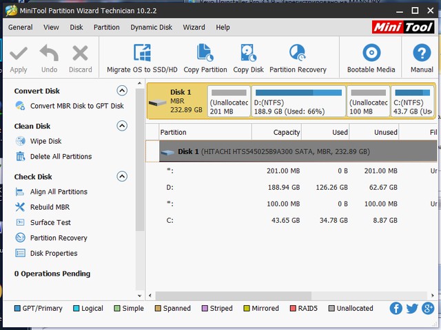 MiniTool Partition Wizard 10.2.2 Technician + Portable + WinPE