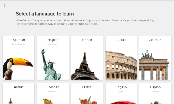 Learn Languages: Rosetta Stone