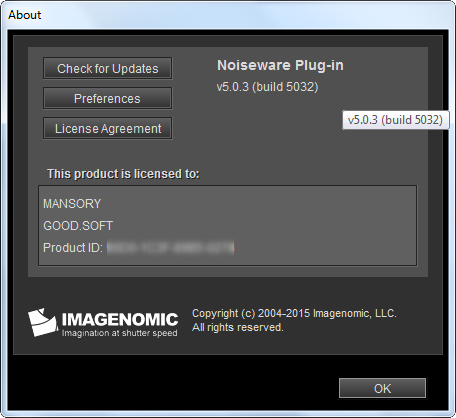 Imagenomic Professional Suite Build 1706