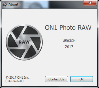 ON1 Photo RAW 2017 11.1.0.3608
