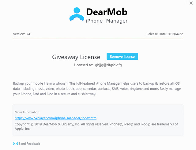 DearMob iPhone Manager