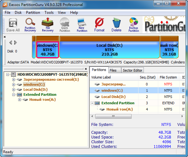 Eassos PartitionGuru Pro 4.9.0.328