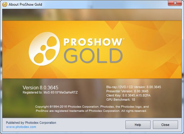 Photodex ProShow Gold 8.0.3645