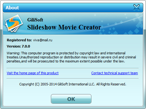 GiliSoft SlideShow Movie Creator