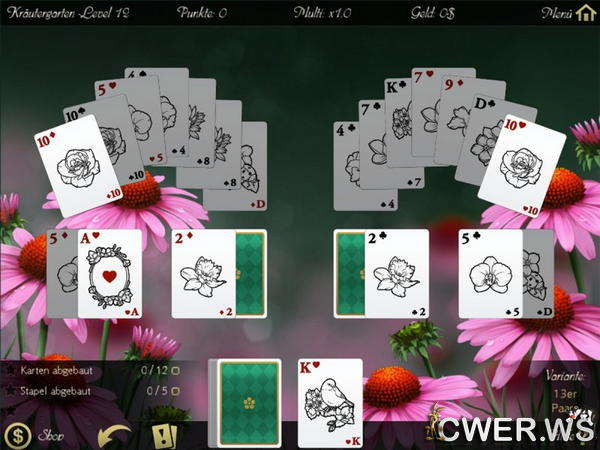 скриншот игры Solitaire: Beautiful Garden Season